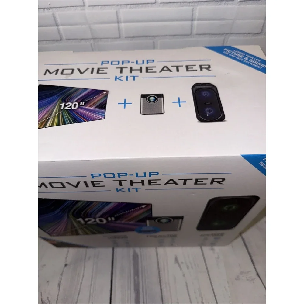 iLive 720p Pop-Up Movie Theater Kit THE2604BDL w/ 120